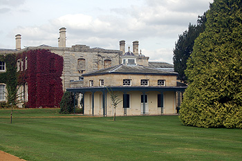 The Petit Trianon Dairy with the stableblock behind September 2011